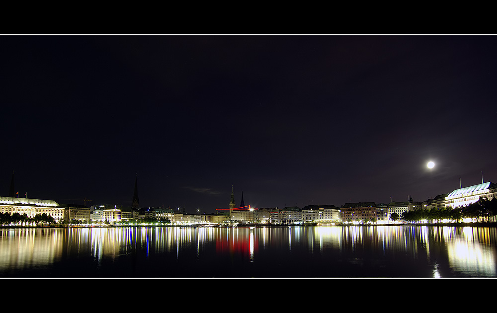 Hamburg Alster Skyline