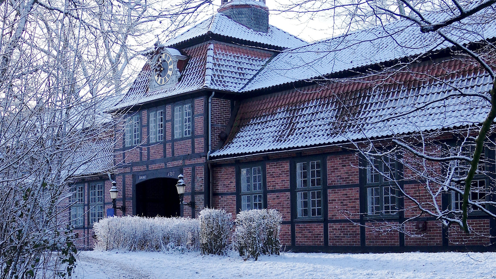 Hamburg Alstertal im Winter