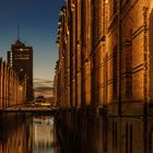 Hamburg am Abend - Speicherstadt