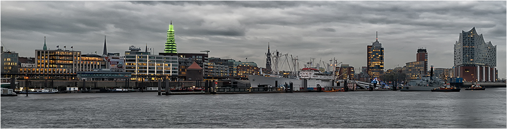 Hamburg am frühen Abend.....