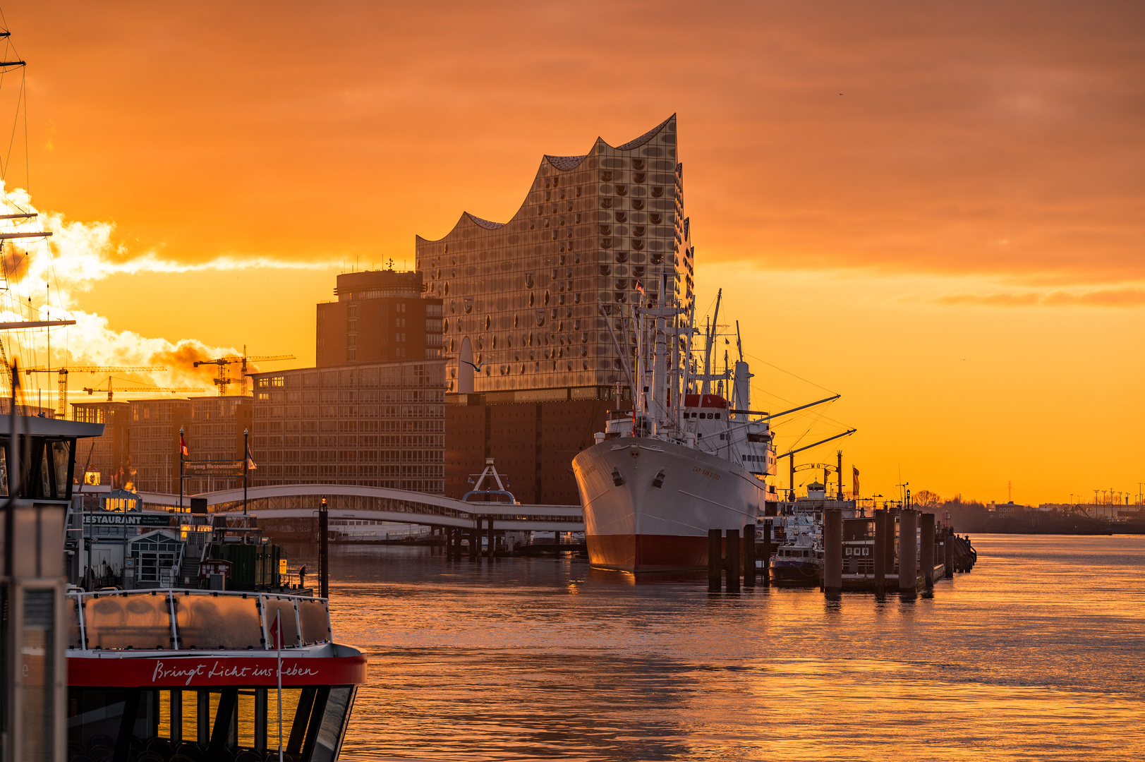 Hamburg am morgen