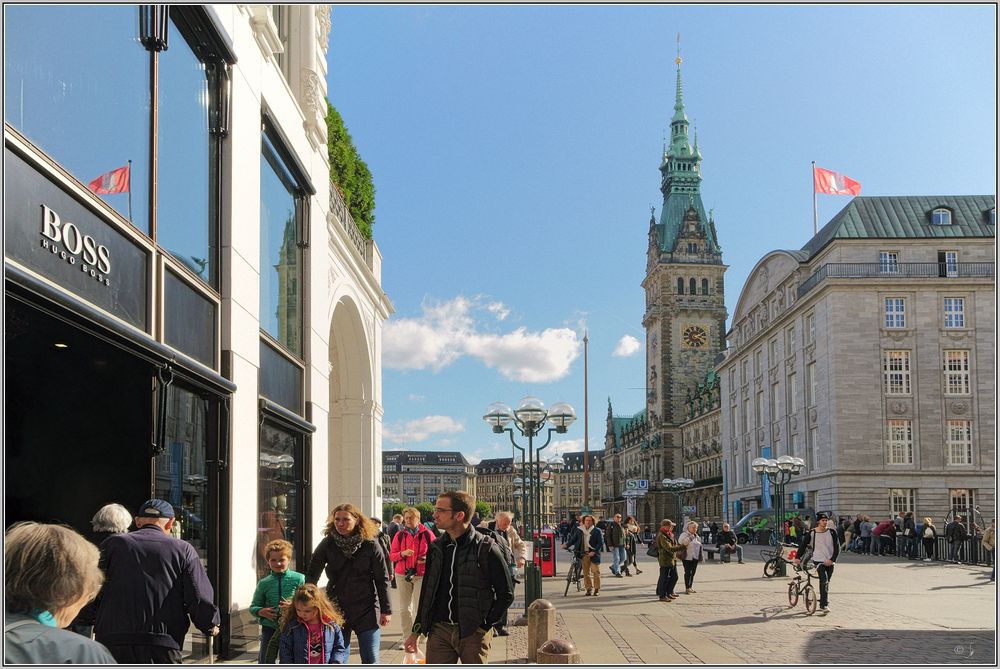 Hamburg am Rathaus