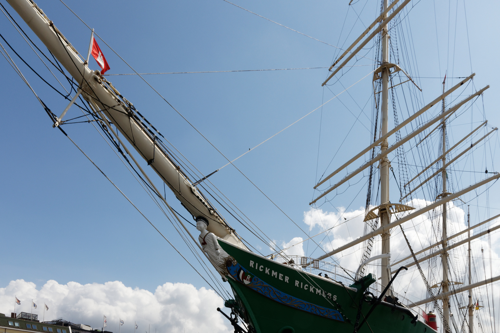 Hamburg Ansichten Masten,Bäume