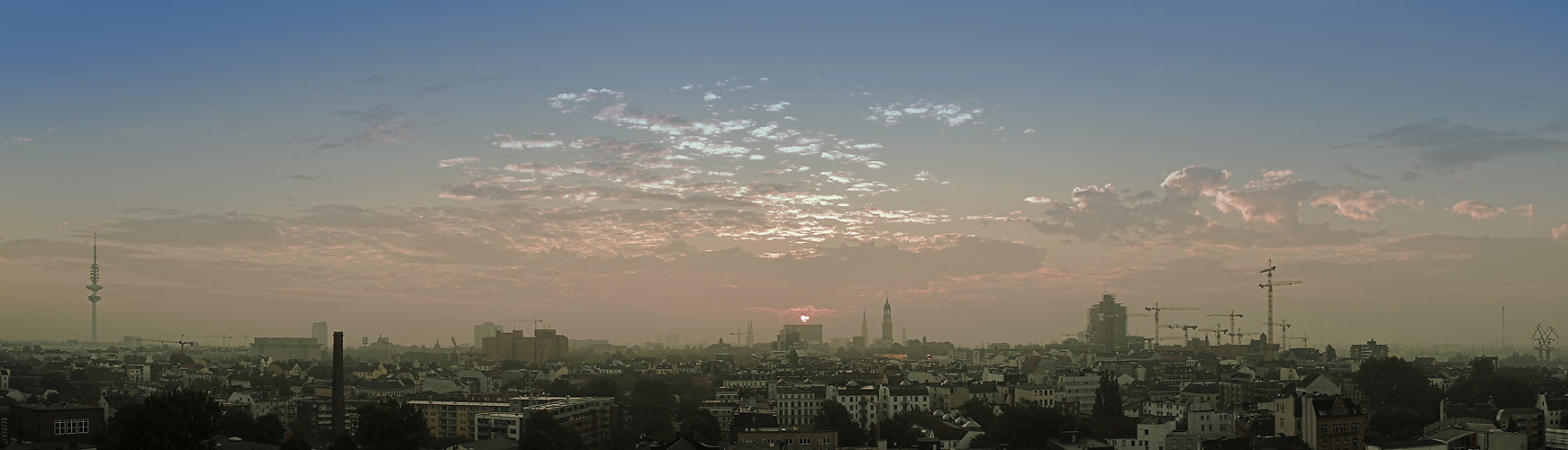 hamburg at dawn