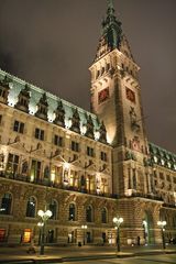 Hamburg at night