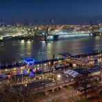 Hamburg at night