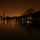 Hamburg Außenalster bei Nacht 1