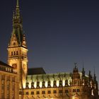 Hamburg bei eisiger Nacht