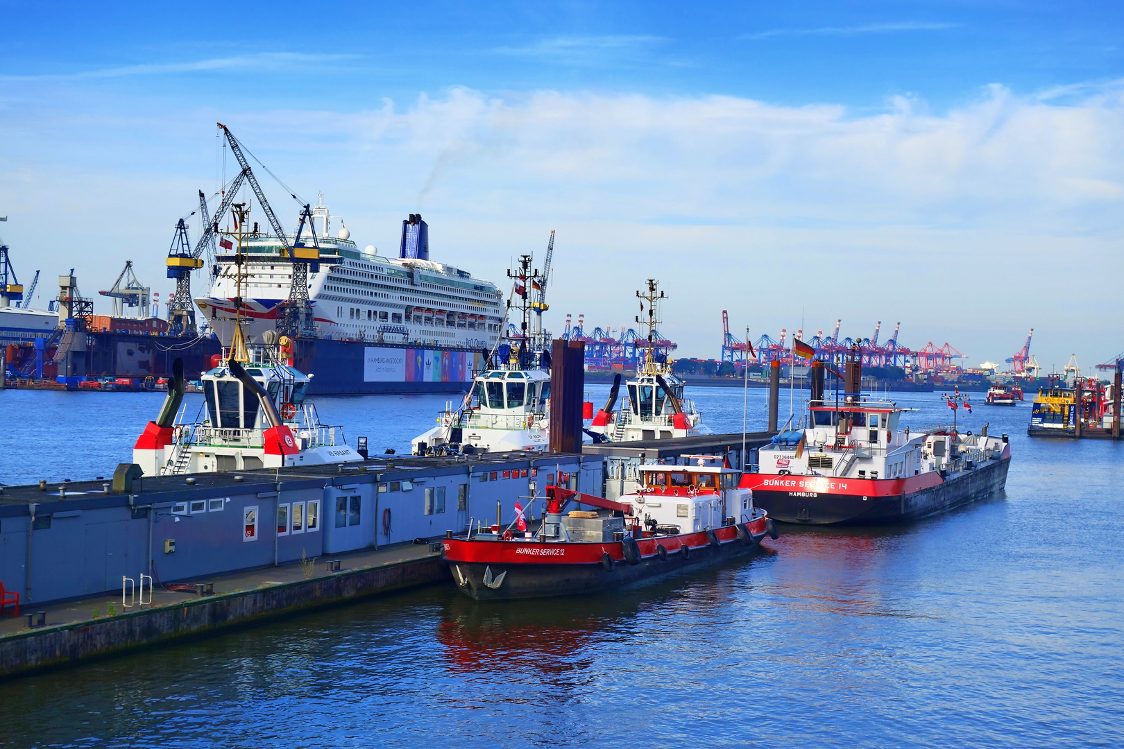 Hamburg bei gutem Wetter