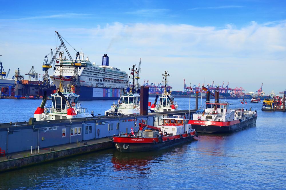 Hamburg bei gutem Wetter