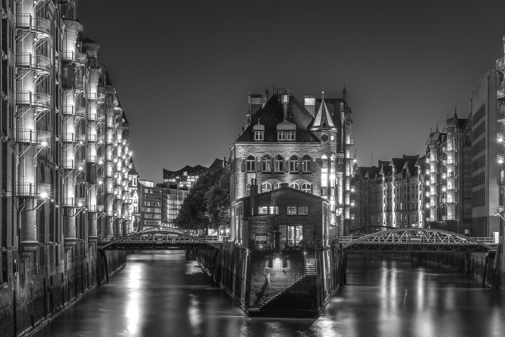 Hamburg bei nacht