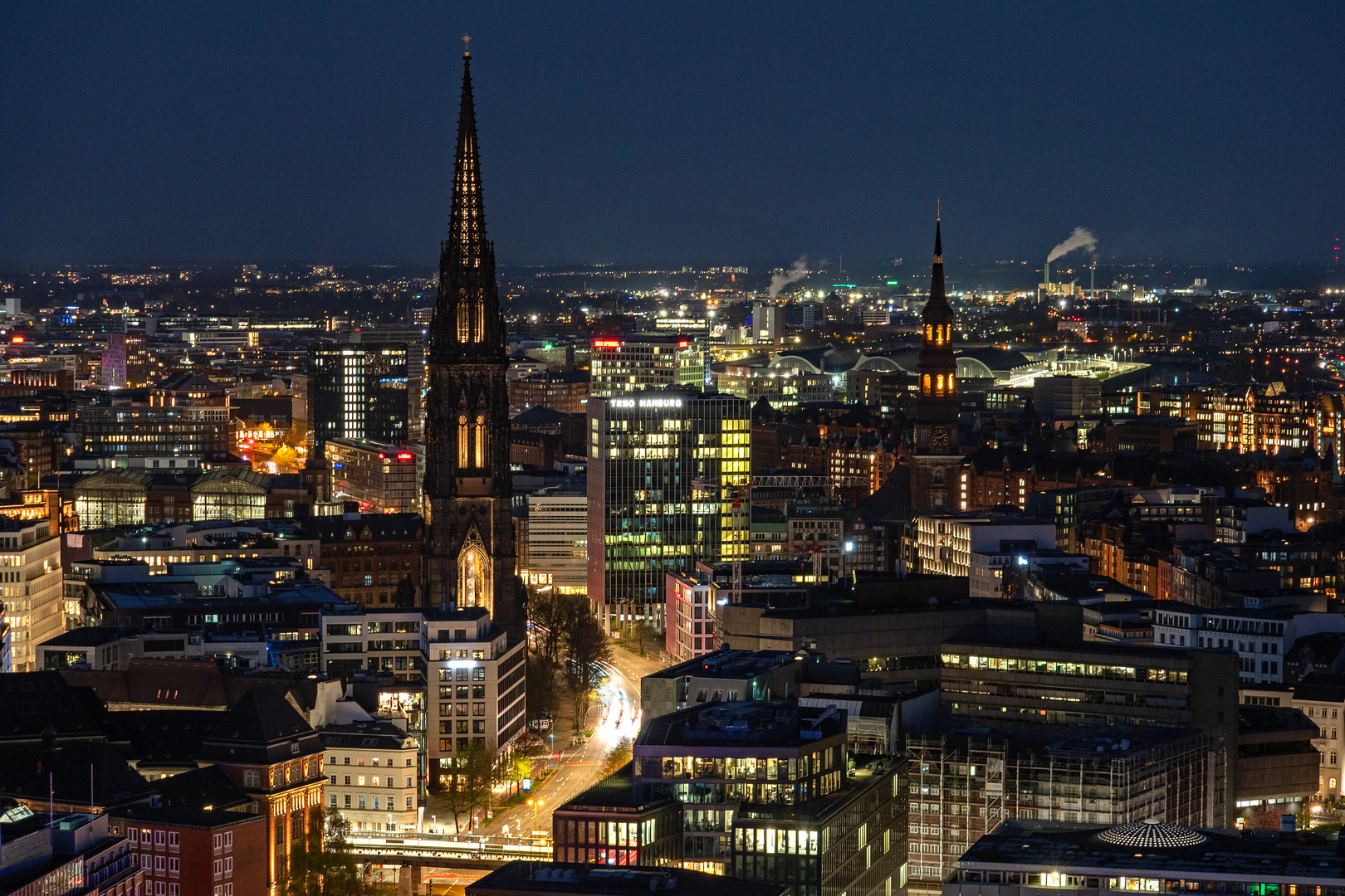 Hamburg bei Nacht