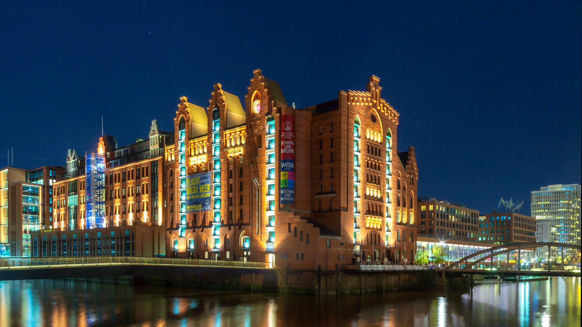 Hamburg bei Nacht