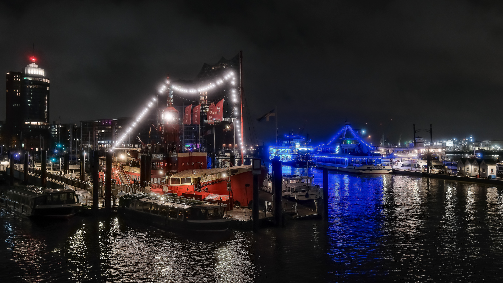 Hamburg bei Nacht