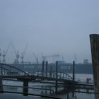 Hamburg bei Nebel