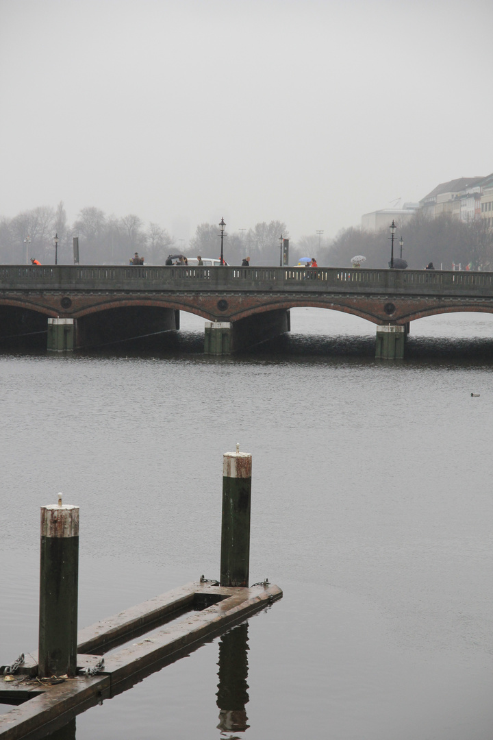 Hamburg bei Regen