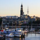 Hamburg bei Sonnenaufgang