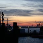 Hamburg bei Sonnenaufgang