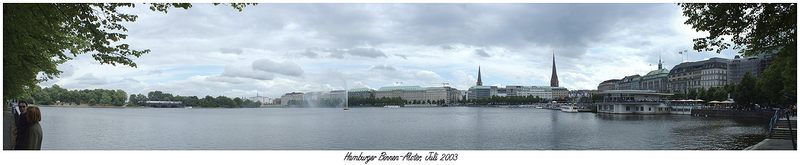 Hamburg Binnen-Alster, Juli 2003