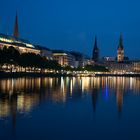 Hamburg, Binnenalster nach Gewitter