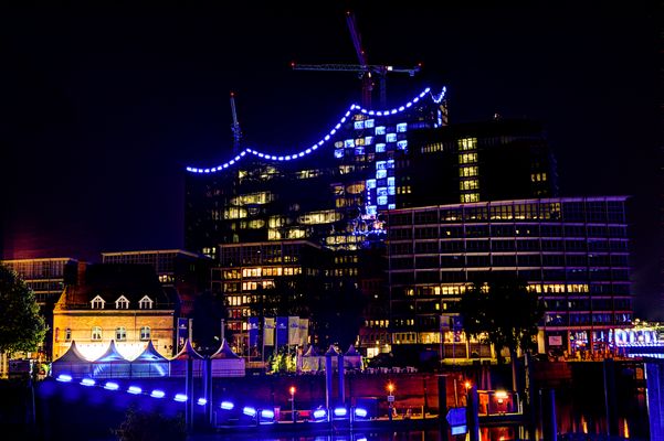 Hamburg Blue Port 2014 (Elbphilharmonie Rückseite)