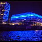 Hamburg Blue Port 2014 - Unilever Haus und Marco Polo Tower