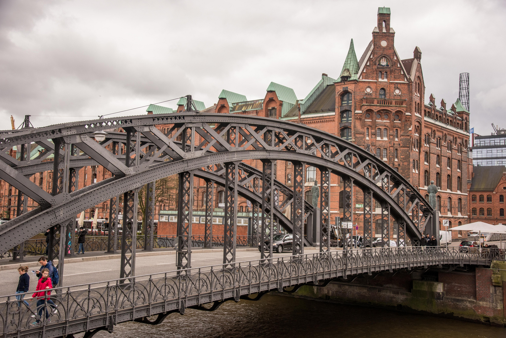 Hamburg Brücke zur Speicherstadt