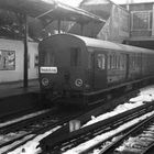 Hamburg ca. 1955 S-Bahn im Bahnhof Blankenese