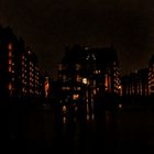 Hamburg  das Schlösschen bei Nacht