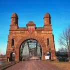 Hamburg die alte Süderelbbrücke 2005