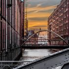 Hamburg - die Brücken am Kai, am Sandtorkai