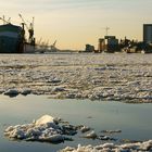 Hamburg: Elbe - Leichter Eisgang