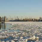 Hamburg: Elbe - Leichter Eisgang II