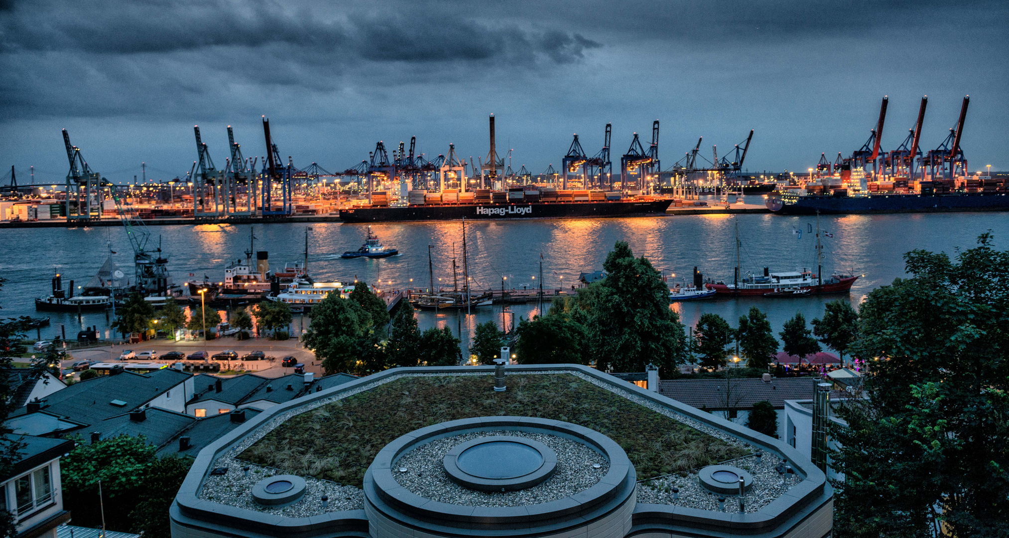 Hamburg Elbe -Nacht2