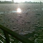 Hamburg, Elbe, WInter 2009