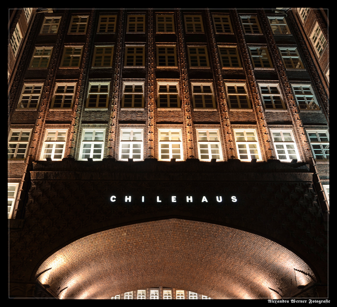 Hamburg Fassade vom Chilehaus