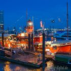 Hamburg - Feuerschiff zur blauen Stunde