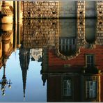 Hamburg, Fleetansichten - St. Nikolai - View of the ducts