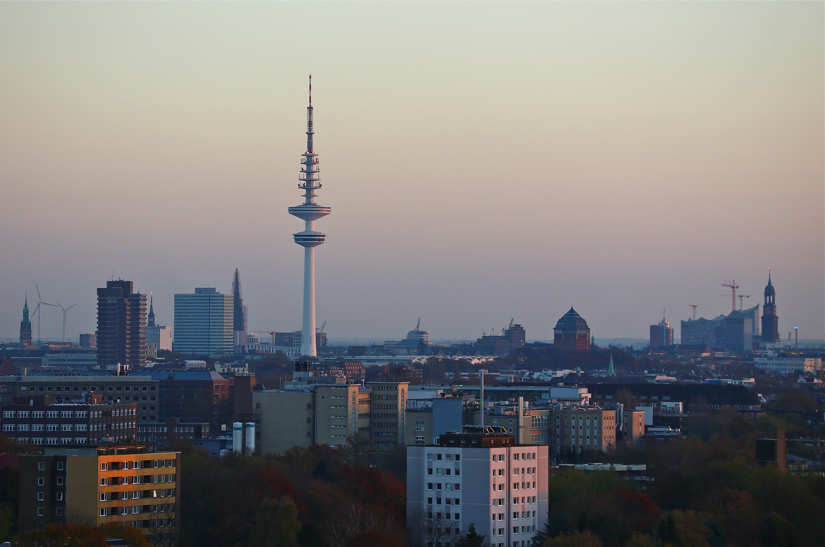 Hamburg Fs Turm, Panorama