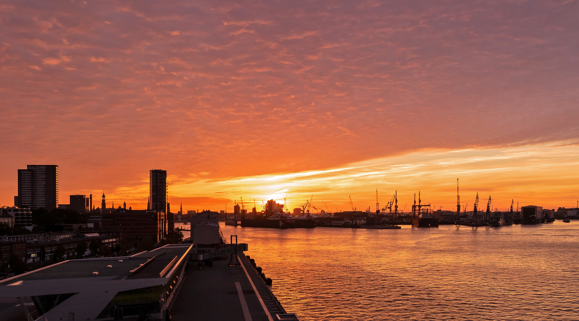 Hamburg glüht