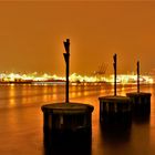 Hamburg Hafen am Abend