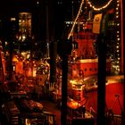 Hamburg Hafen bei Nacht