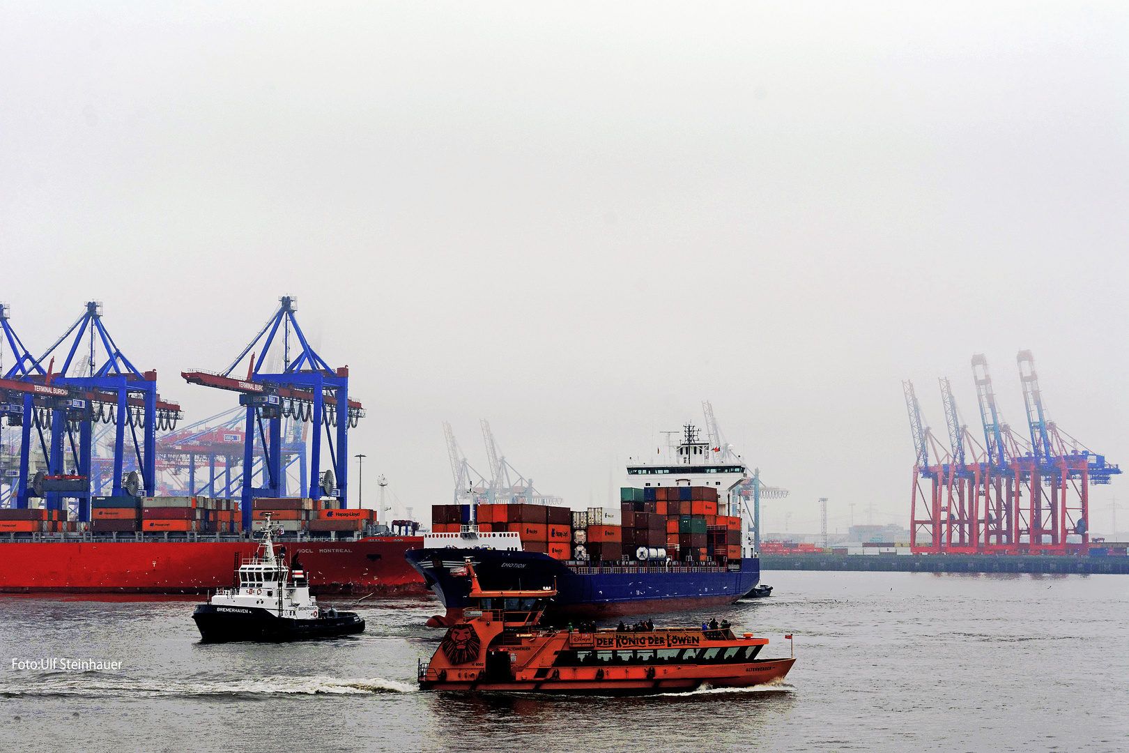 Hamburg Hafen bei Oevelgönne