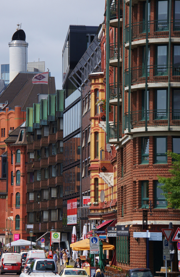 Hamburg, Hafen, Fischmarkt, Große Elbstraße