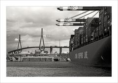 Hamburg Hafen Köhlbrandbrücke