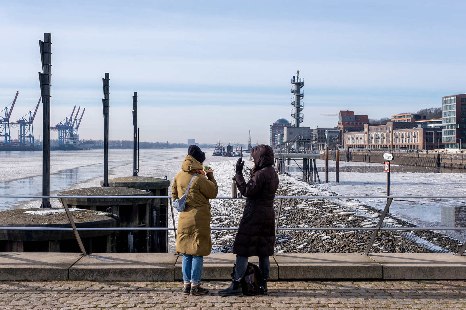 Hamburg Hafen Winter 2021 III