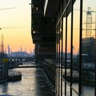 Hamburg Hafencity - Blick Richtung B&V Dock "Elbe 17"