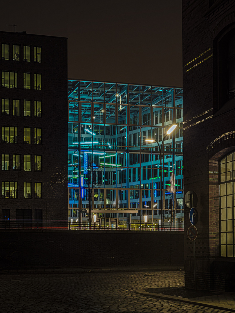 Hamburg Hafencity - Glaskubus