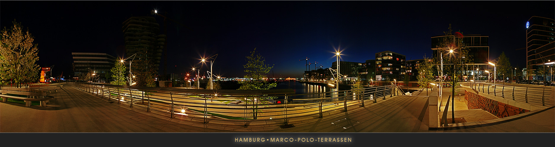 Hamburg, Hafencity - Marco-Polo-Terrassen