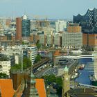 Hamburg HafenCity mit Baustellen